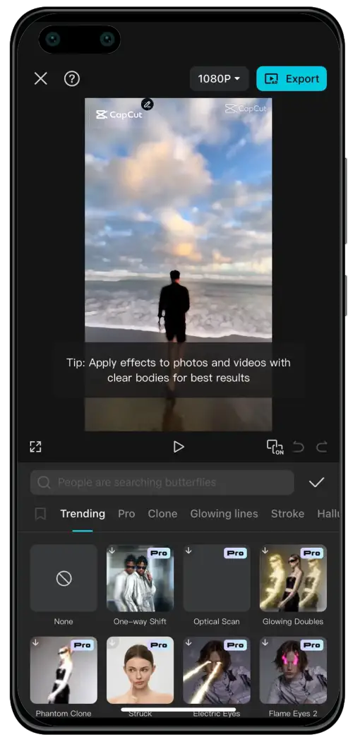 CapCut Interface